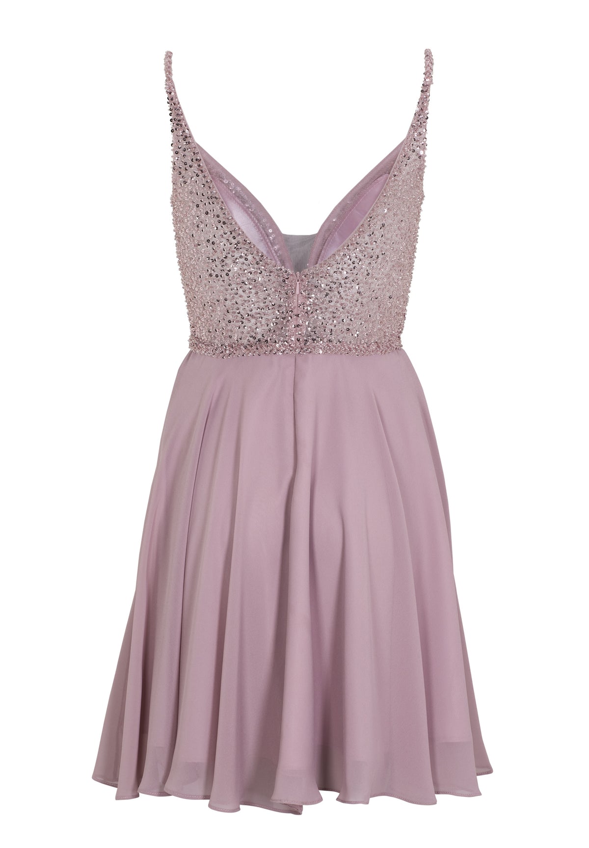 Midikleid aus Material-Mix - 5AE19300