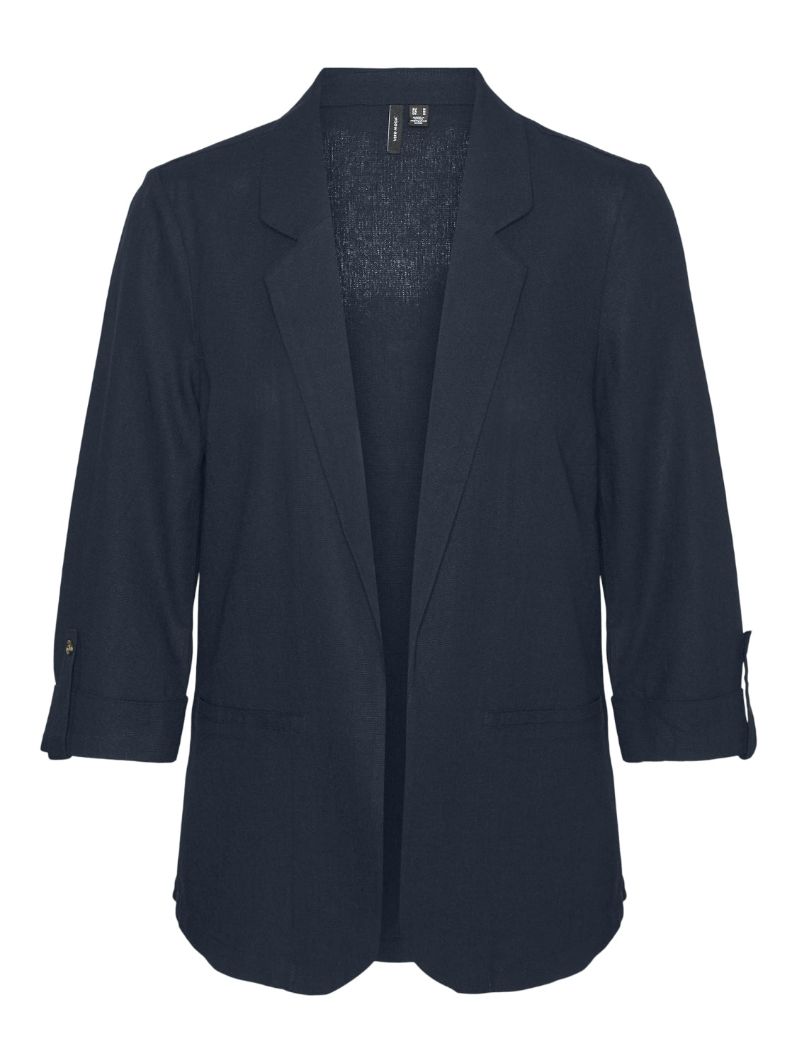 VMJESMILO 3/4 LOOSE BLAZER WVN GA N - 10279700