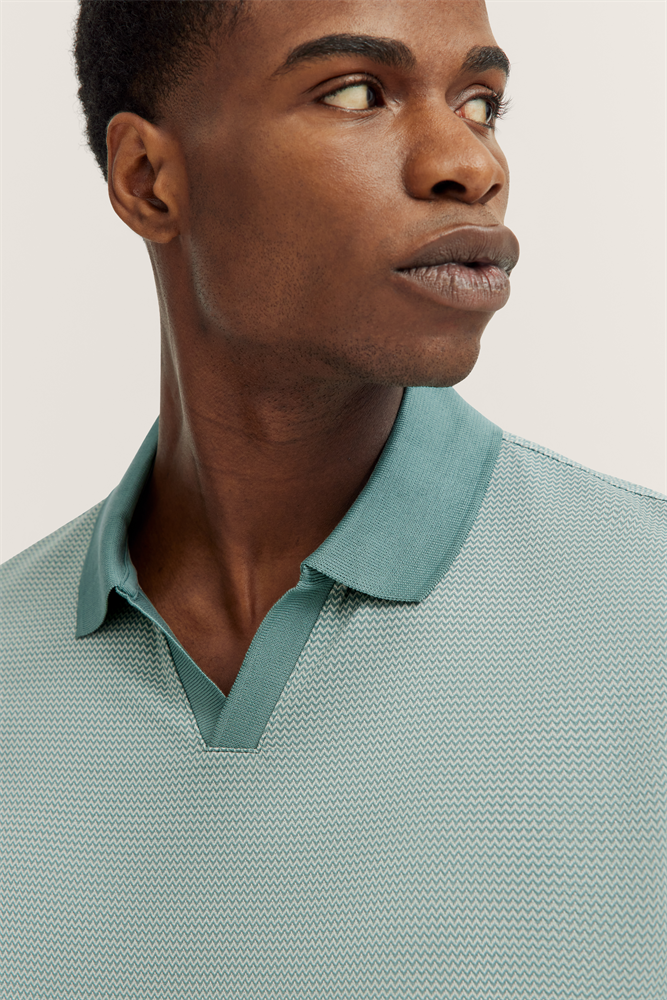 HERREN POLO 1/2 ARM - 75109C 8150