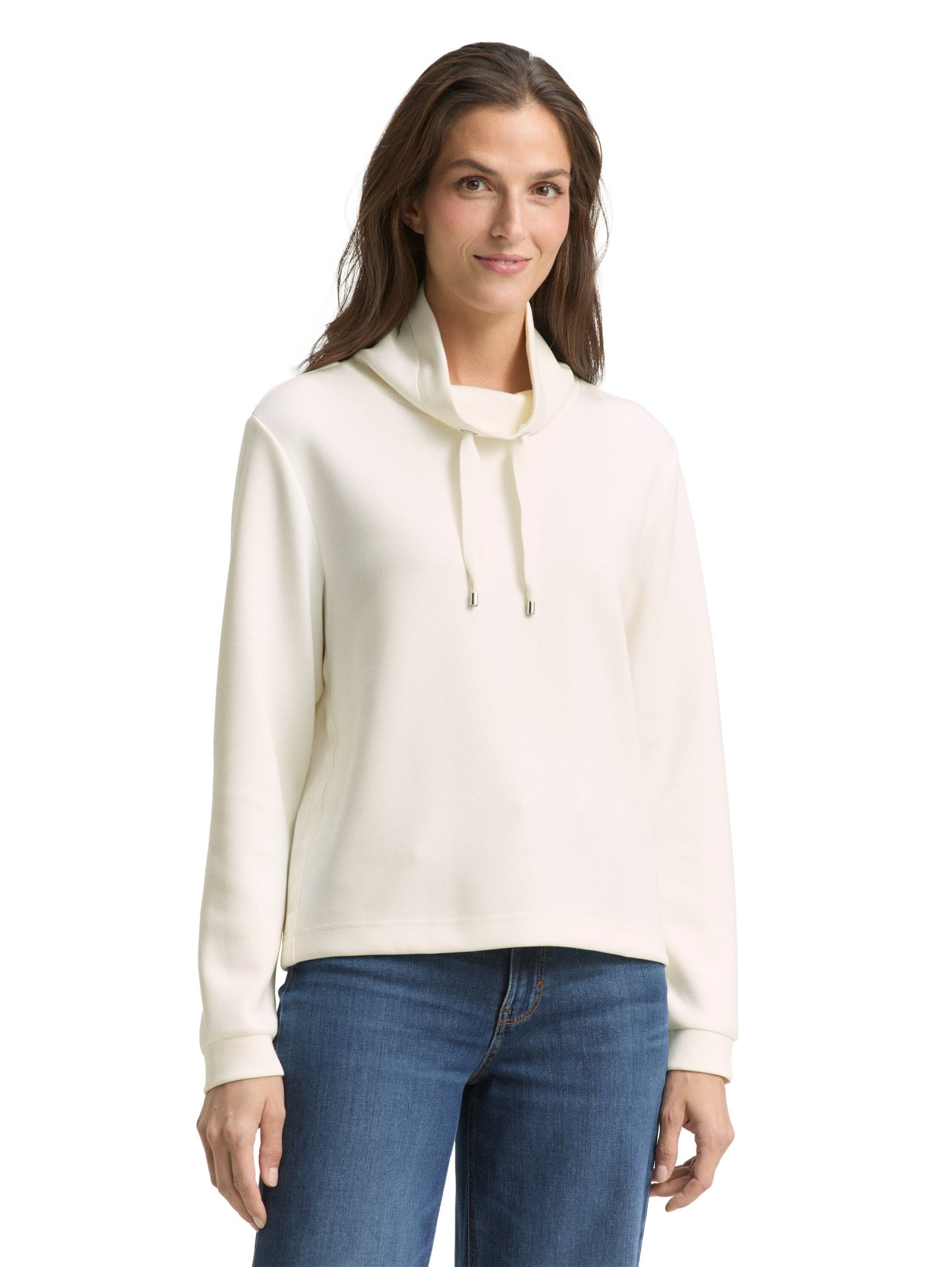 Sweatshirt scuba stand up coll - 1049025