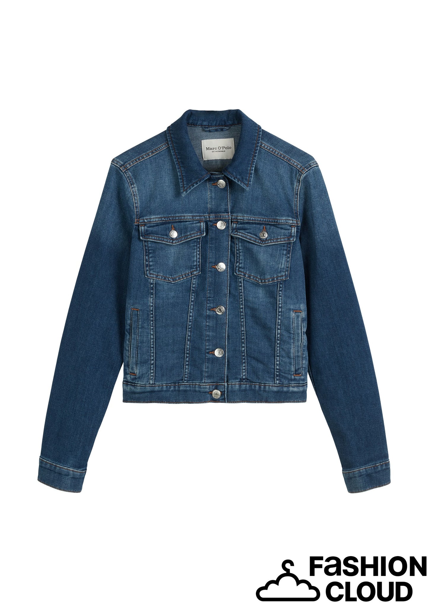 Denim Jacket, button closure, long - M03921625035