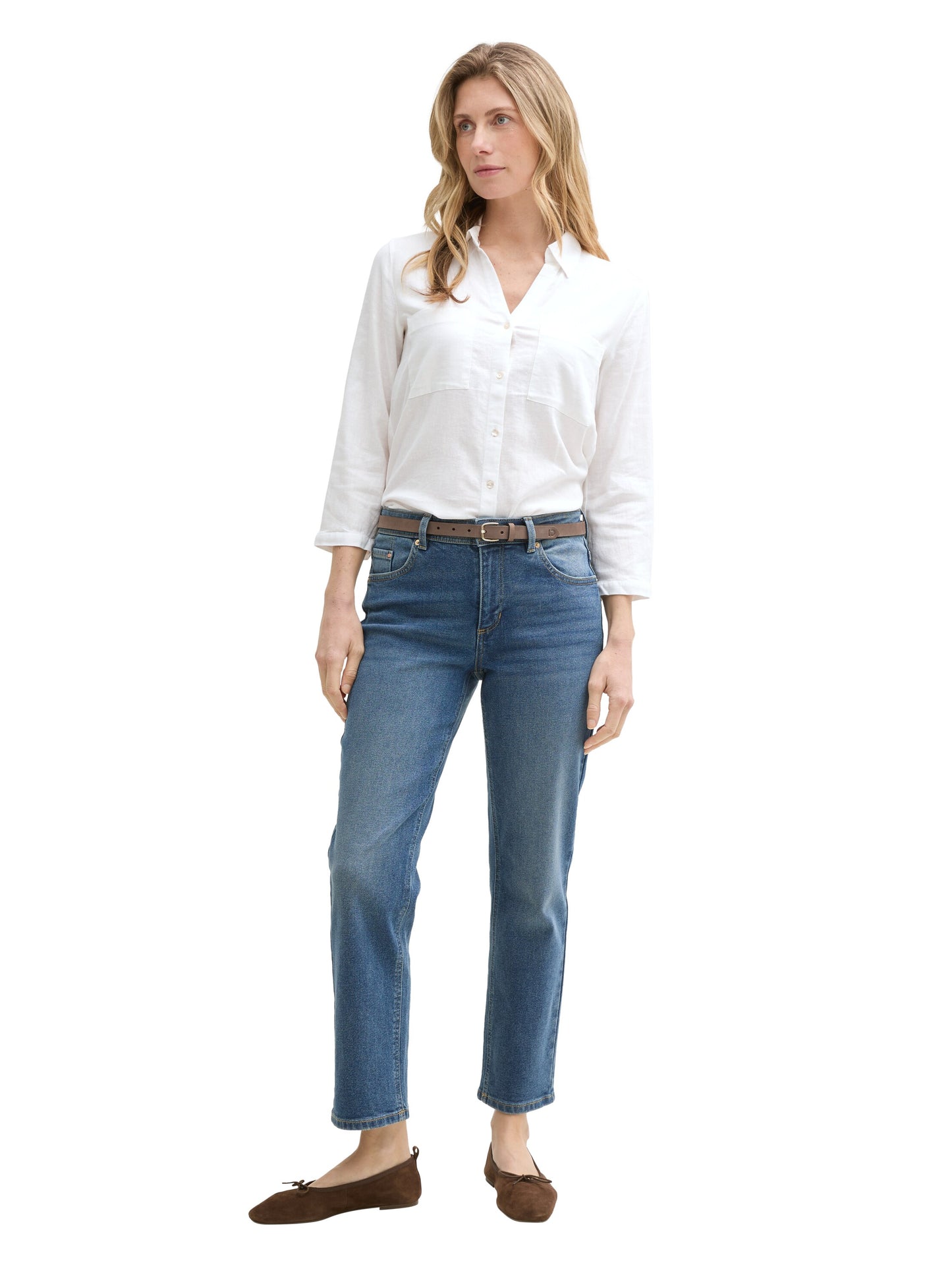 blouse easy shape with linen - 1046197