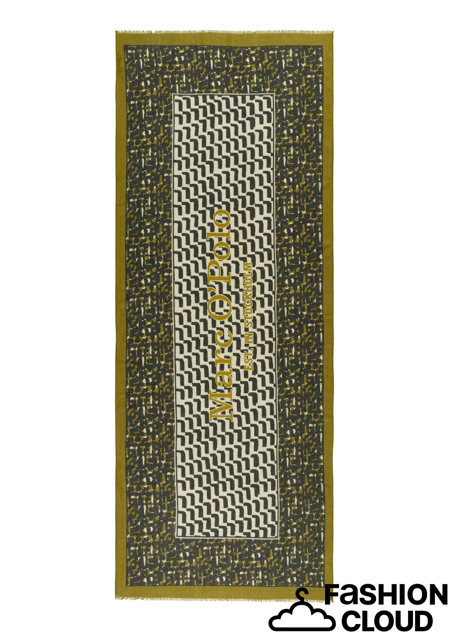 Scarf, woven, cotton-modal, various - 509819502057