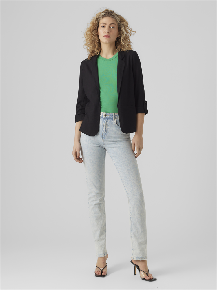 VMJESMILO 3/4 LOOSE BLAZER WVN NOOS - 10279700