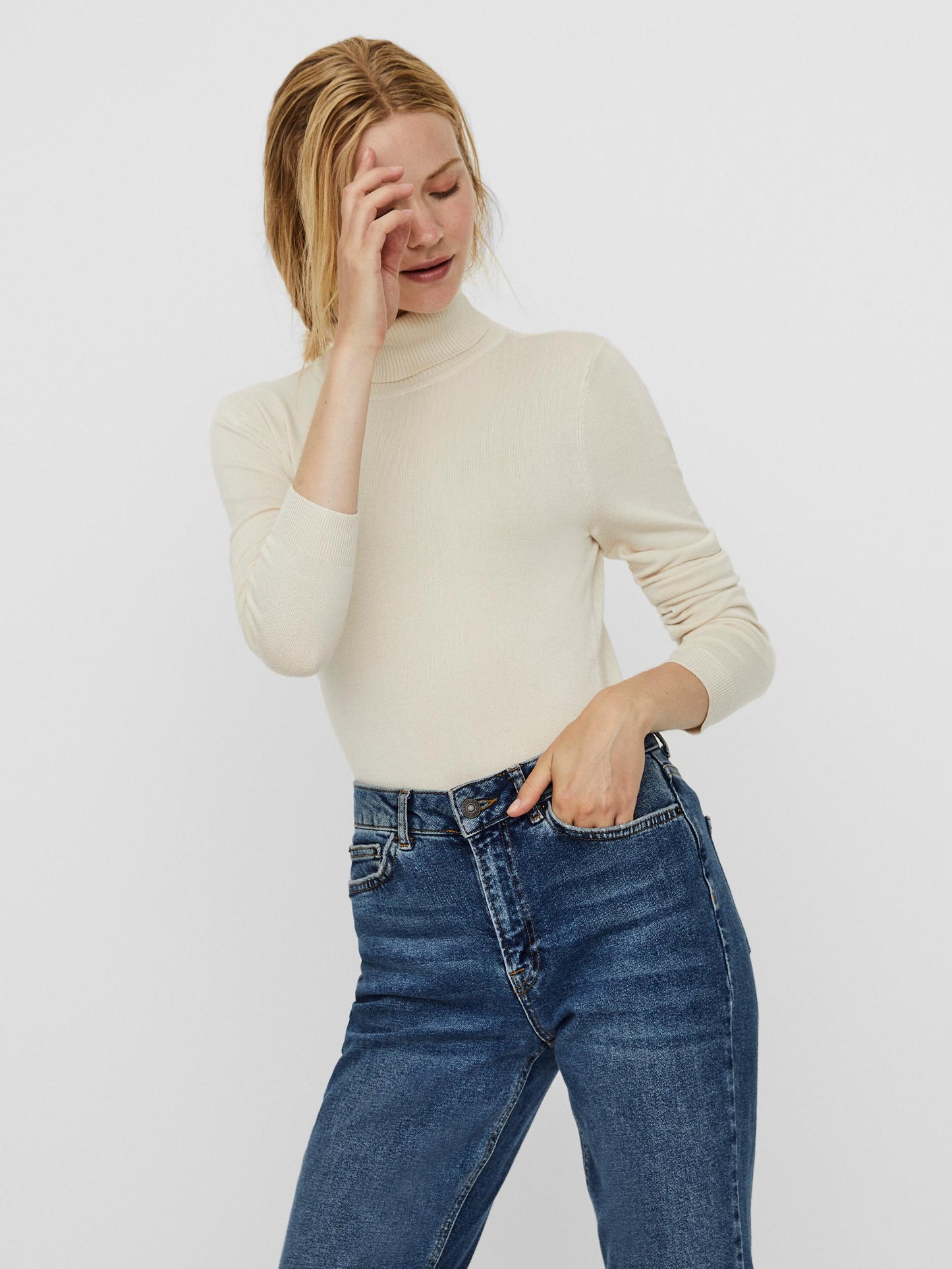 VMGLORY LS ROLLNECK BLOUSE NOOS - 10231630