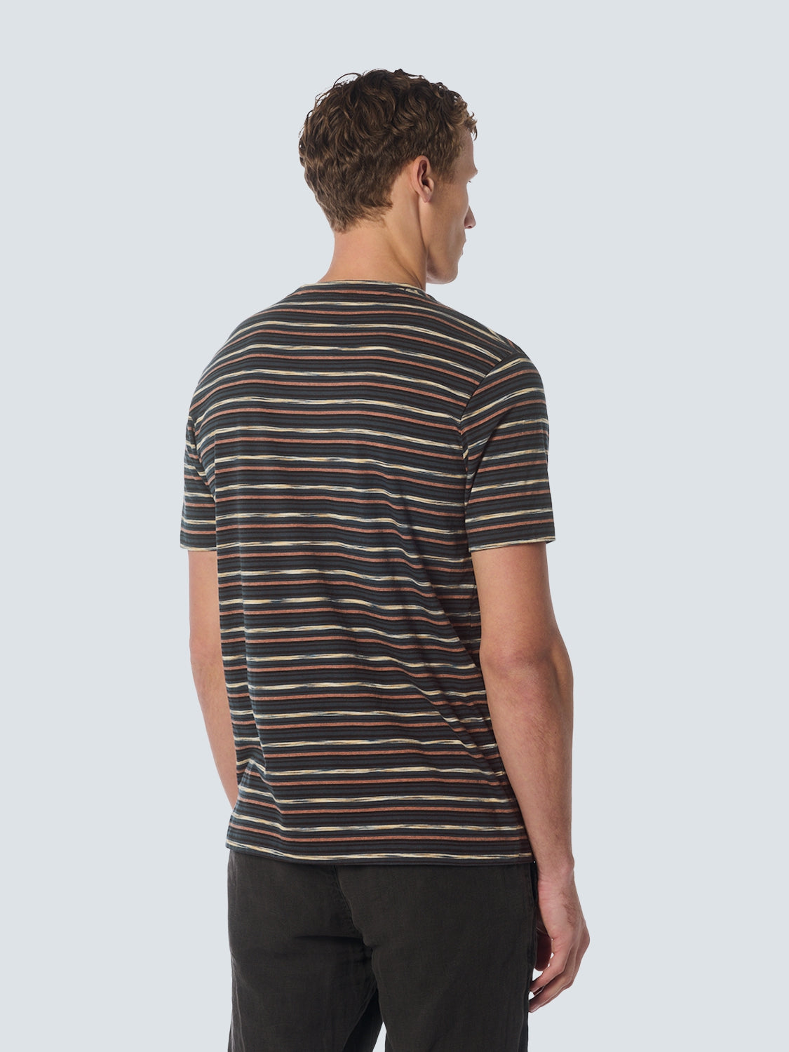 T-Shirt Crewneck Multi Coloured Str - 23350331