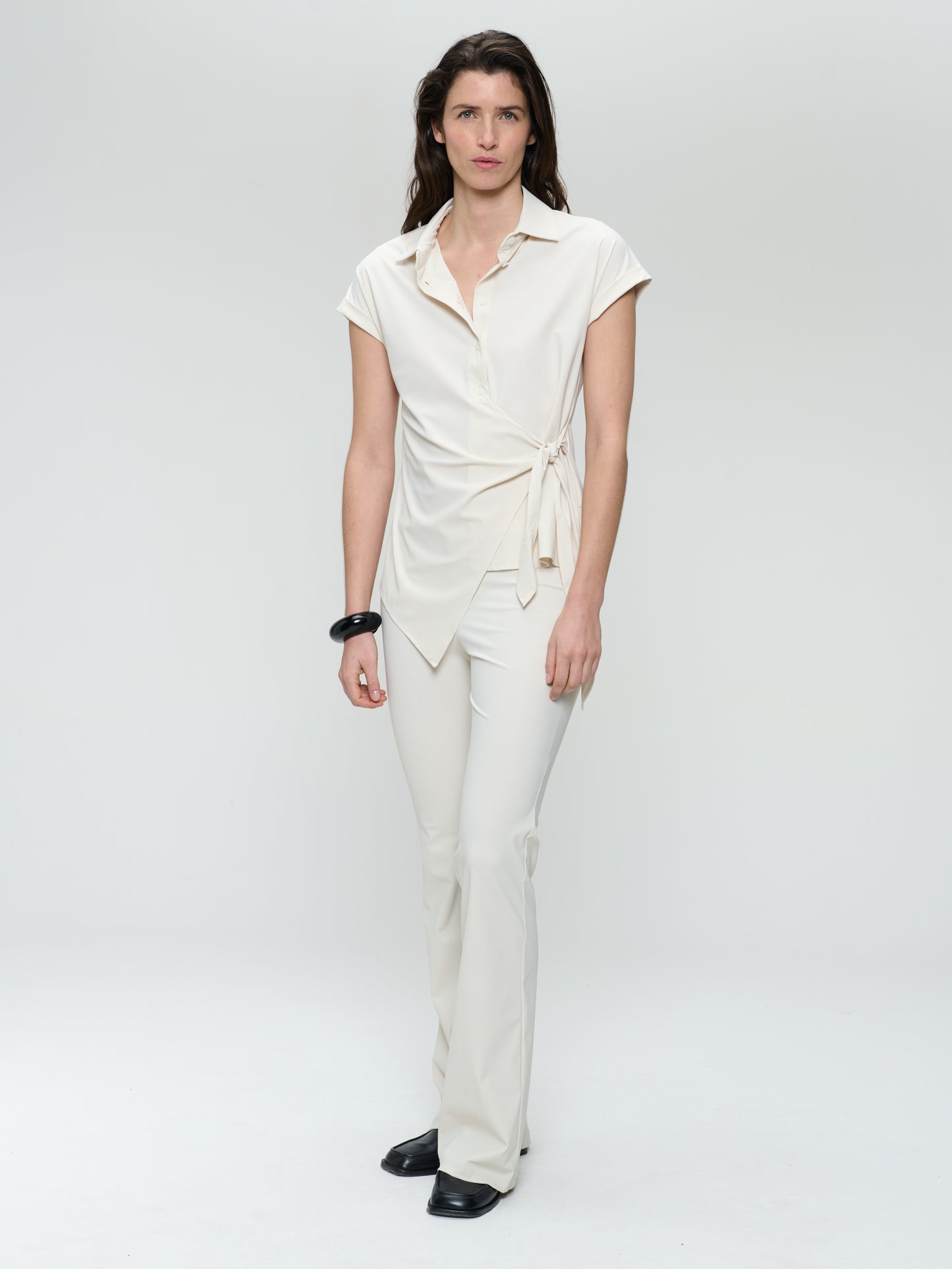 Aston strech technical jersey blous - U725217