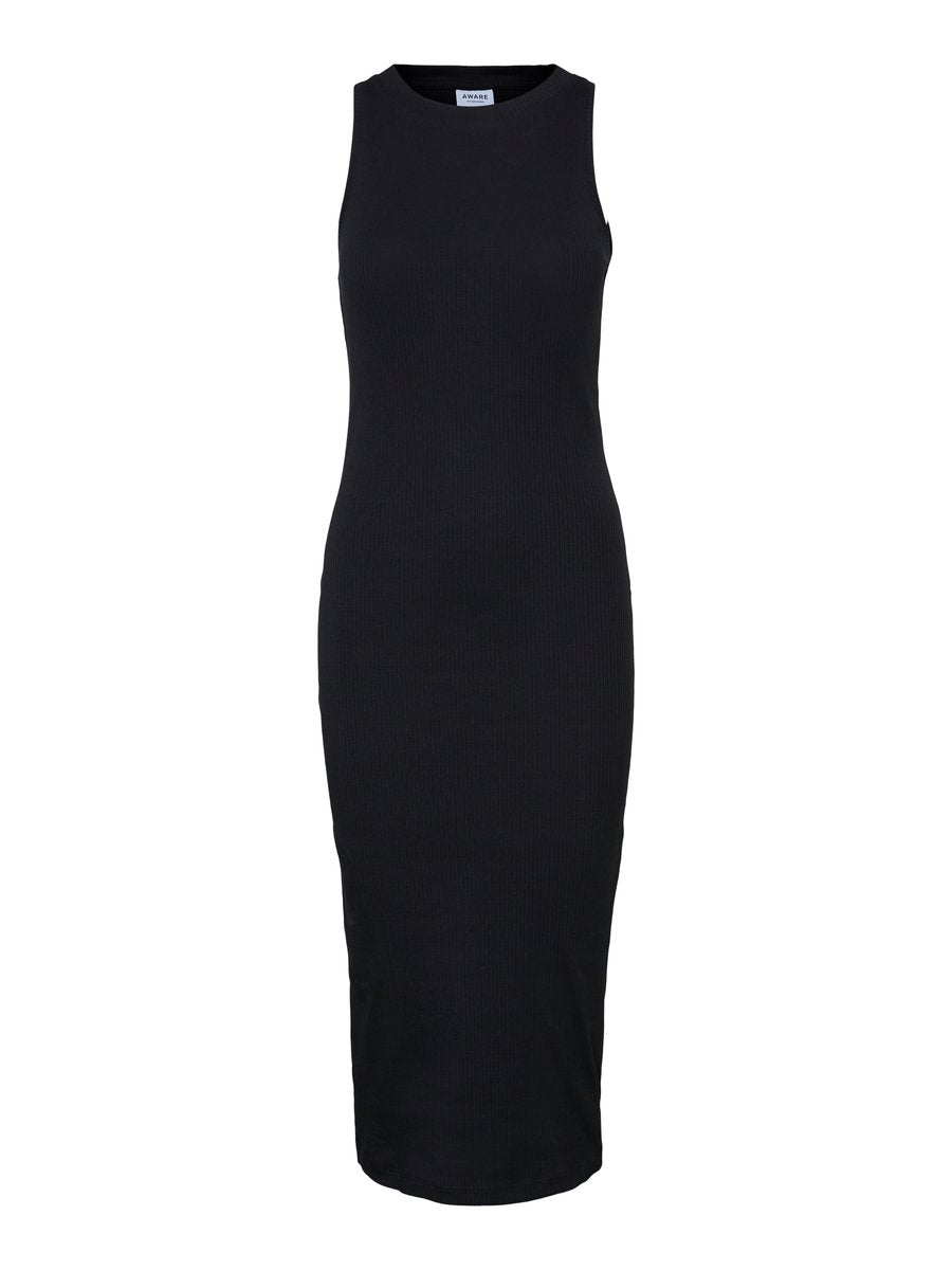 VMLAVENDER SL O-NECK CALF DRESS VMA - 10230437