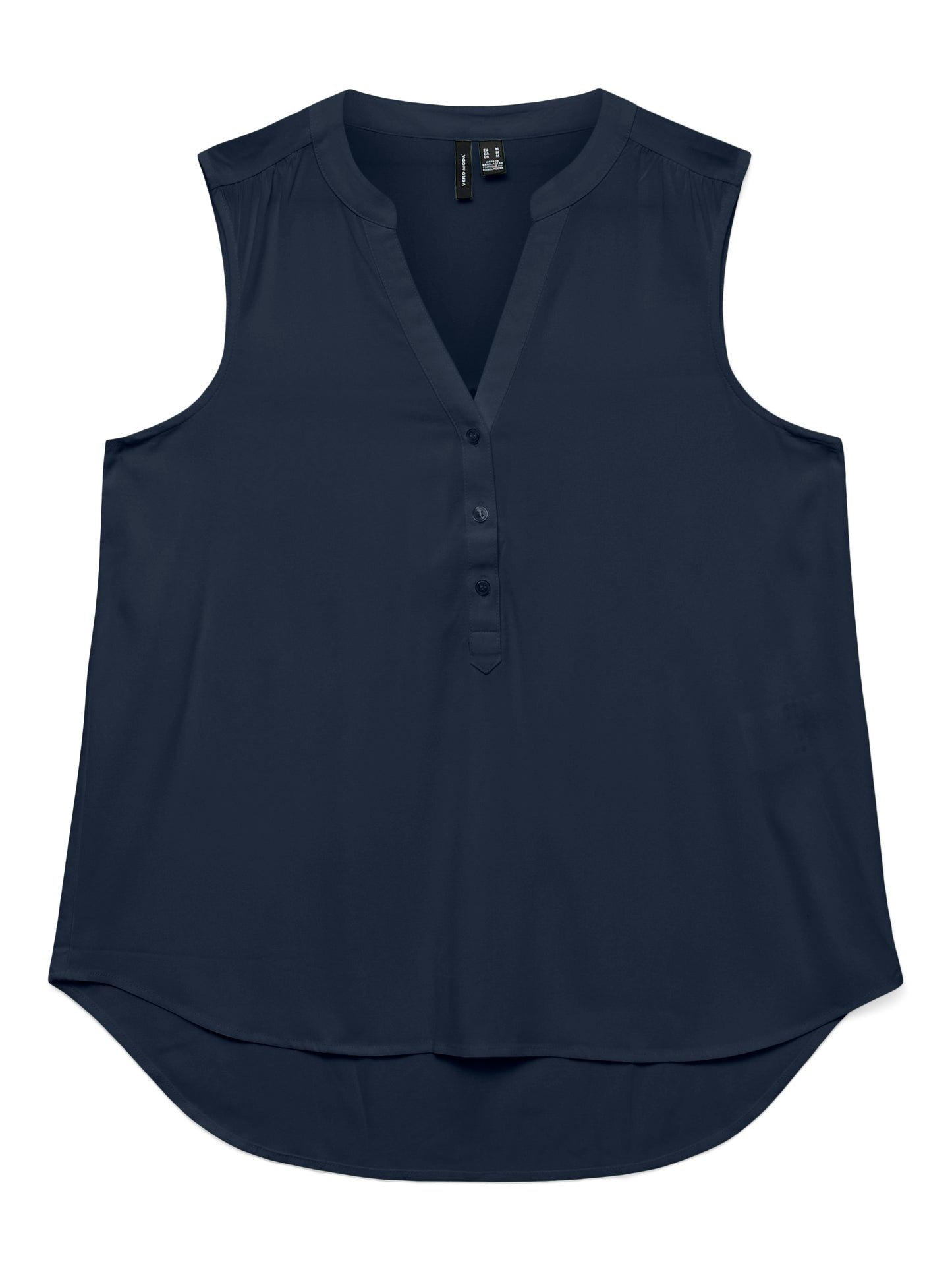 VMBELLA SL V-NECK TOP WVN GA NOOS - 10326002