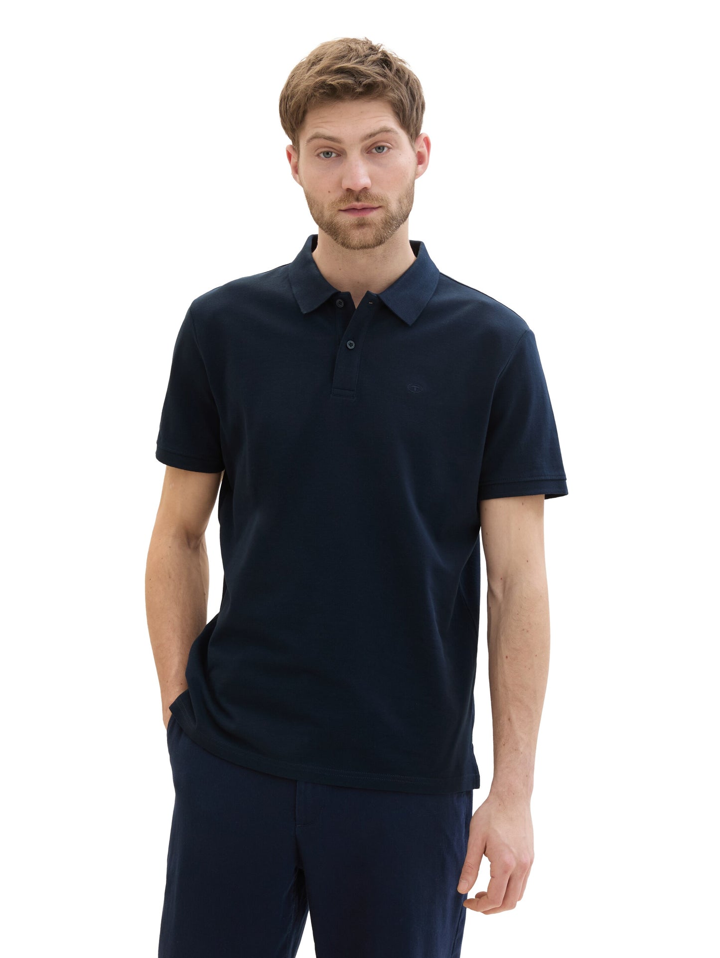 basic polo with contrast - 1031006