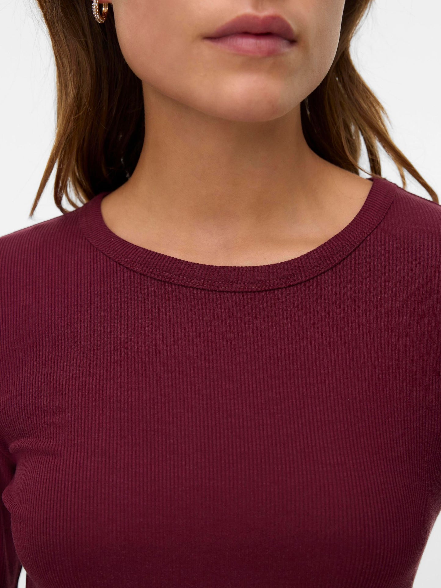 AWIRWINA LS O-NECK TOP NOOS - 10300893
