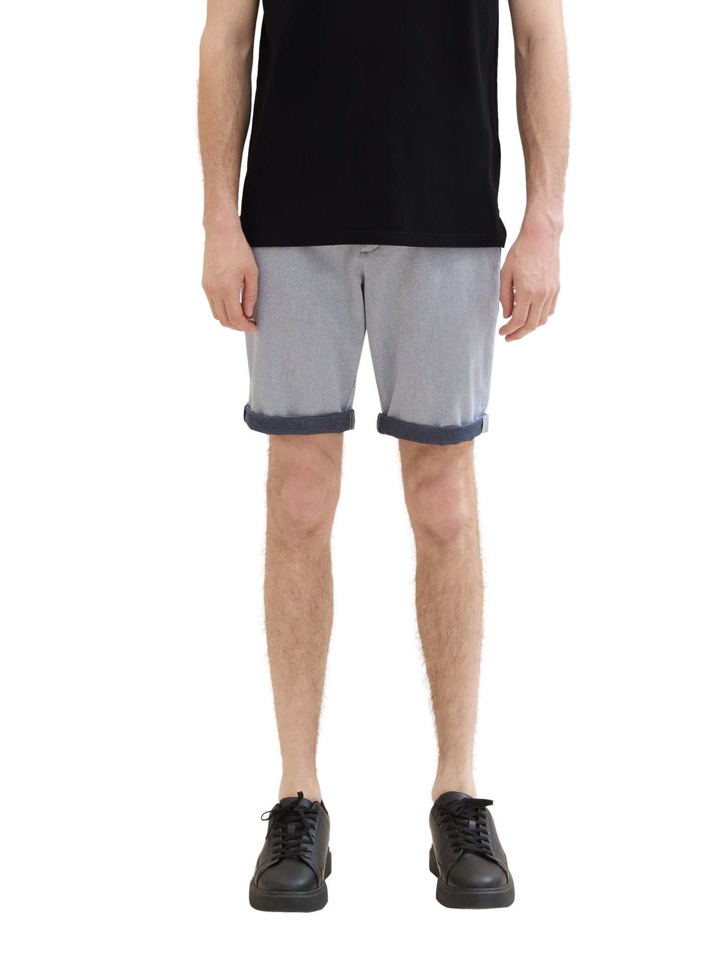 slim chino shorts with belt - 1040224