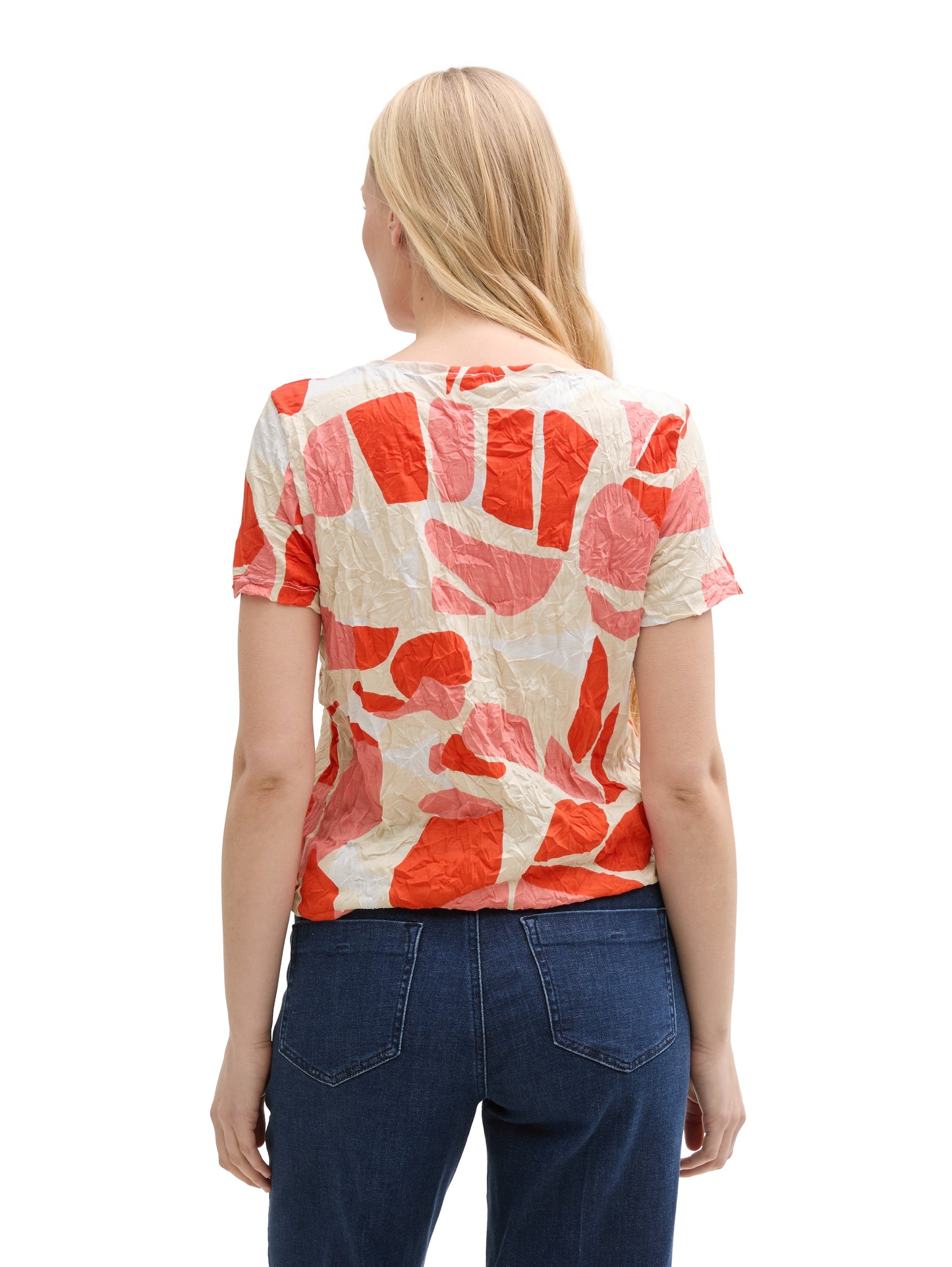 T-shirt crincle alloverprinted - 1046403