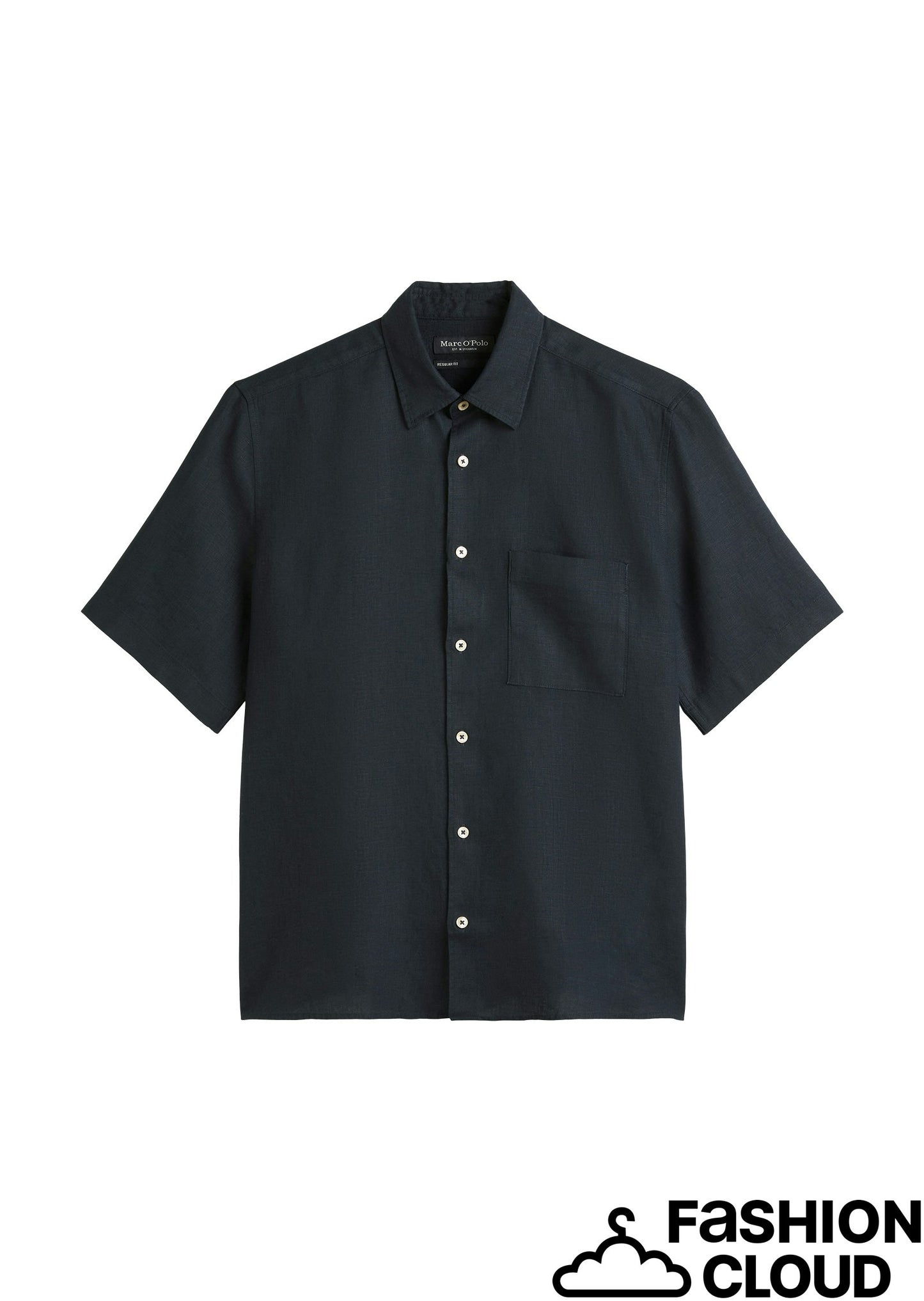Kent collar, short sleeves, one rec - M23742841002