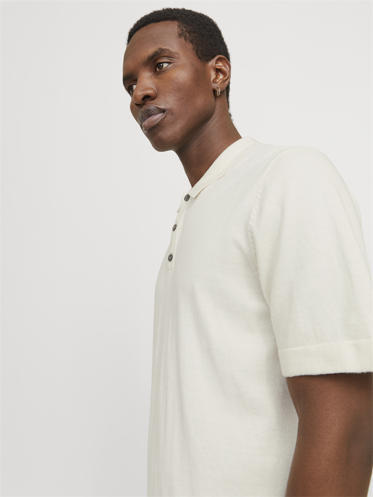 JJEEMIL KNIT RELAXED POLO SS SN - 12268216