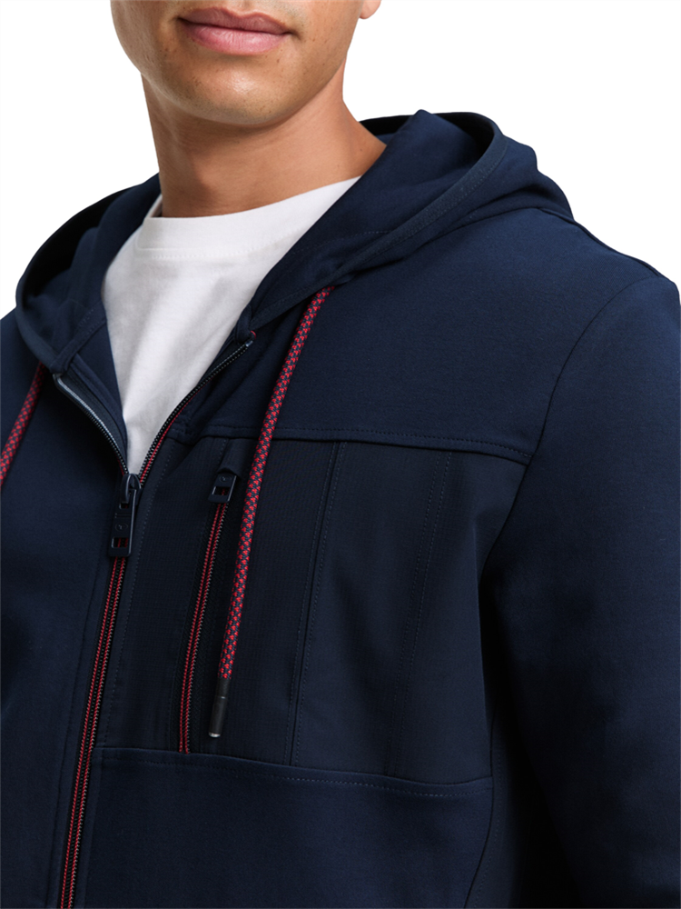 detailed hoodie jacket - 1047831