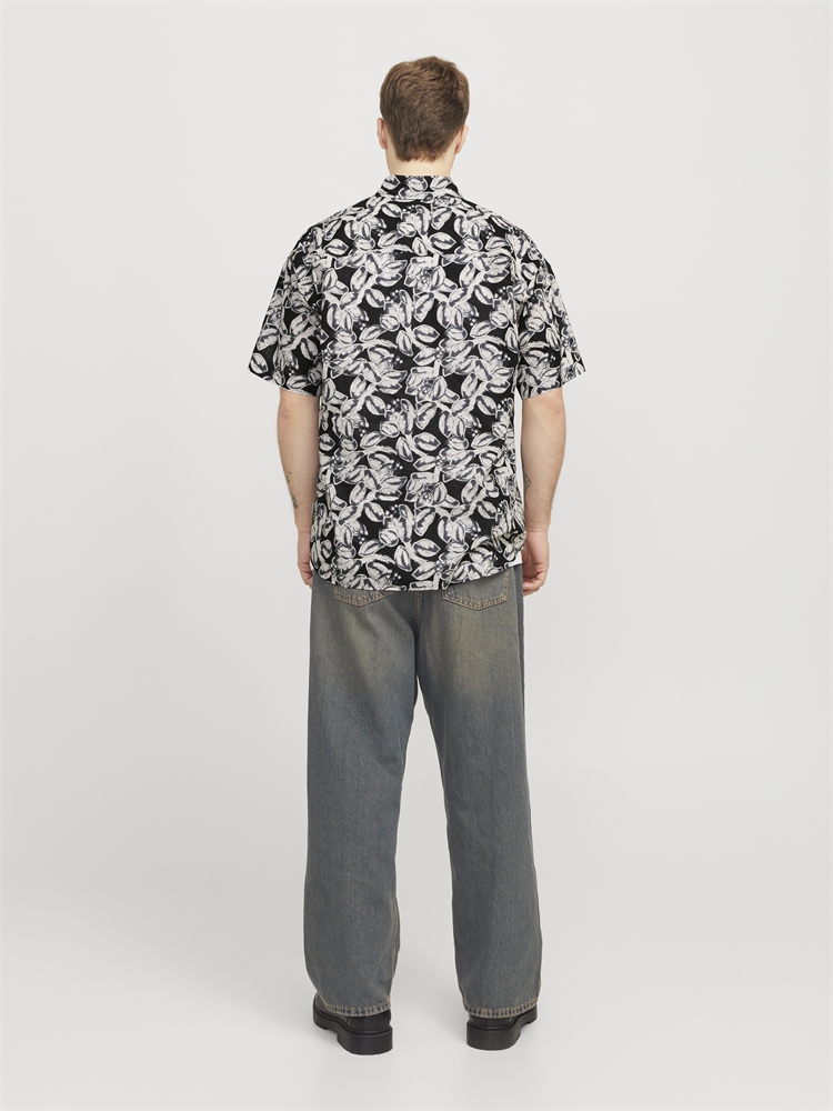 JORJOSHUA SPLIT AOP SHIRT SS LN - 12271089