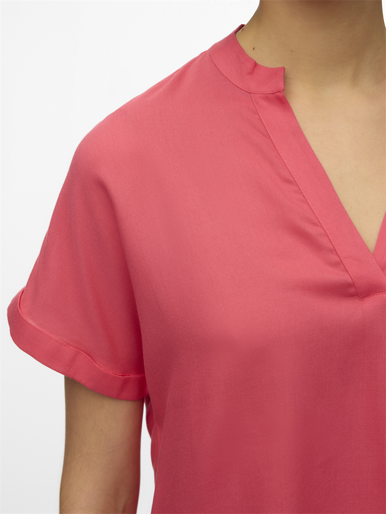 VMBEAUTY SS TOP WVN NOOS - 10279697