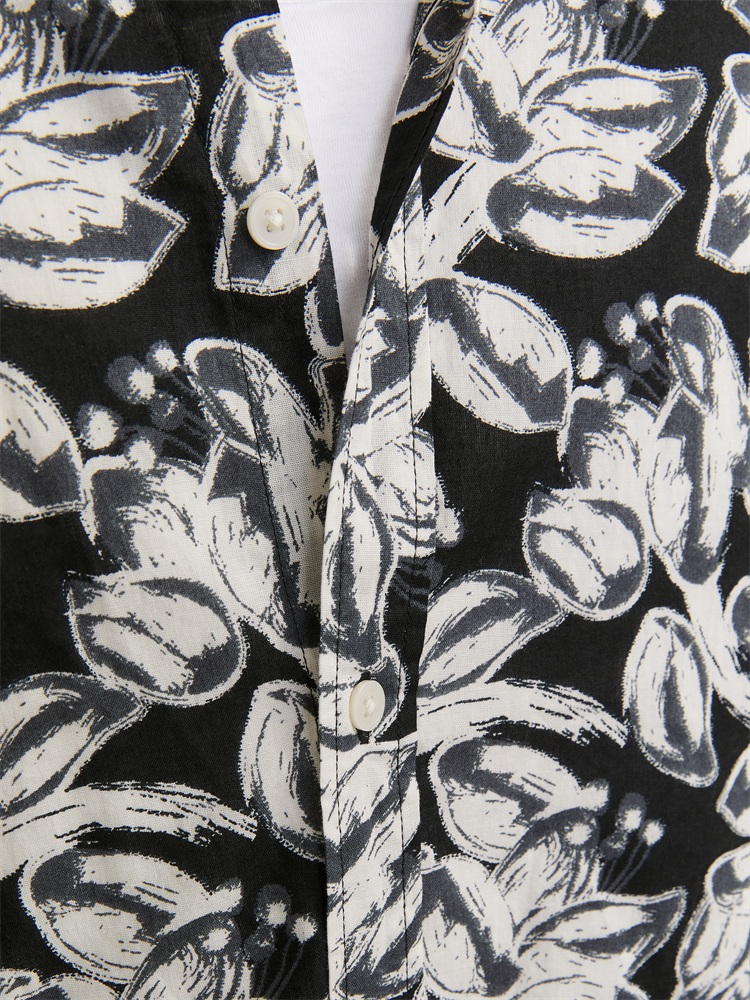 JORJOSHUA SPLIT AOP SHIRT SS LN - 12271089