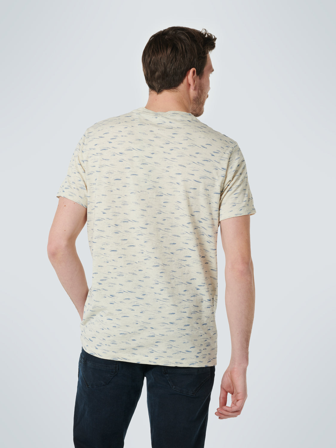 T-Shirt Crewneck Allover Printed Sl - 15350314