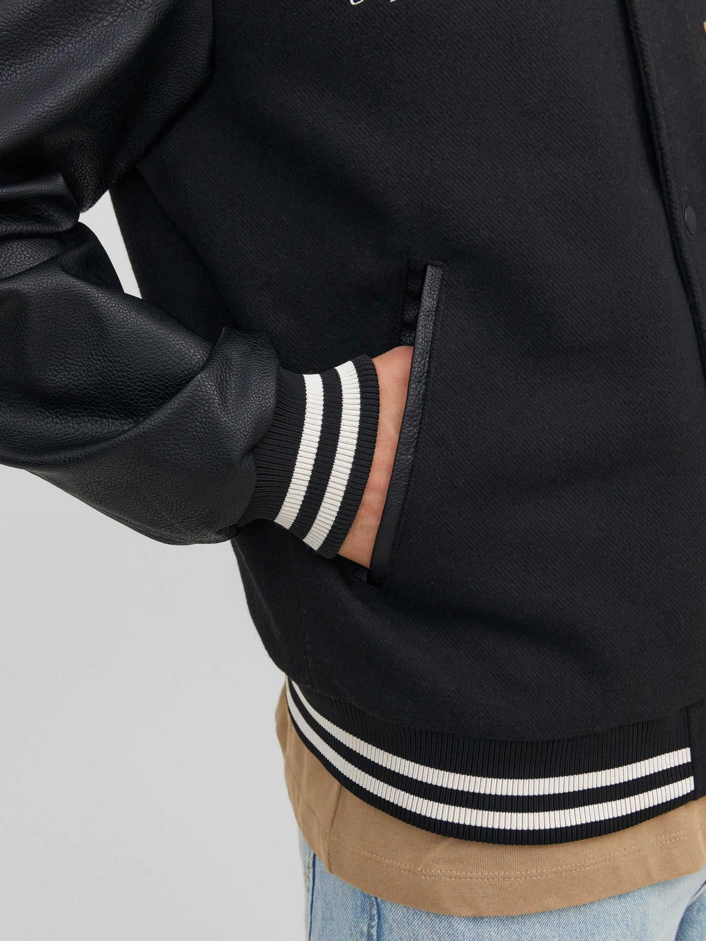 JORCOLLEGE WOOL BLEND BOMBER NOOS - 12241559