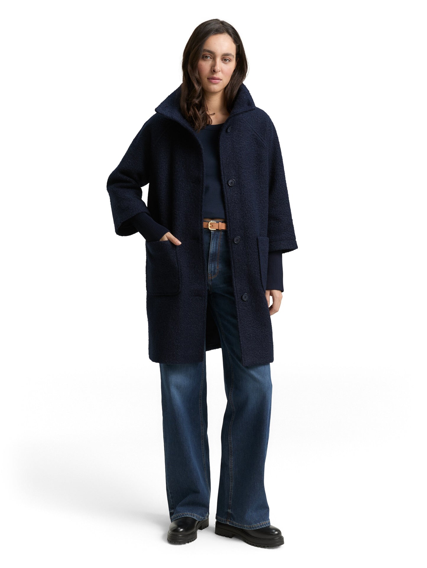 boucle coat - 1046604