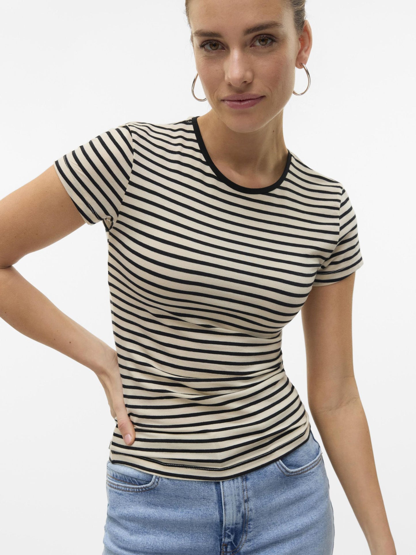 AWINES FIONA SS O-NECK TOP NOOS - 10300882