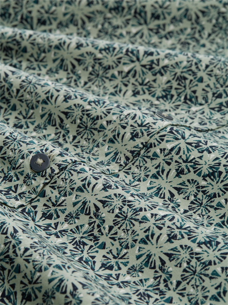 fitted printed shirt - 1049580