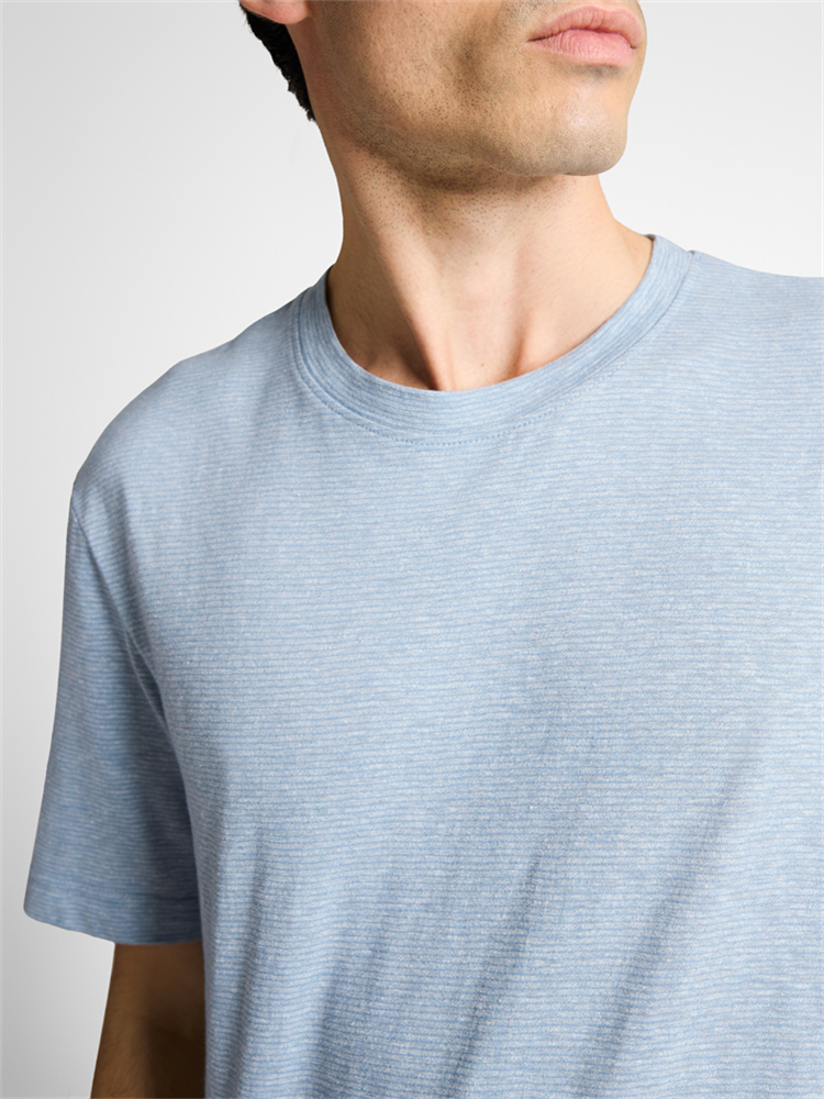 fine striped t-shirt - 1050180