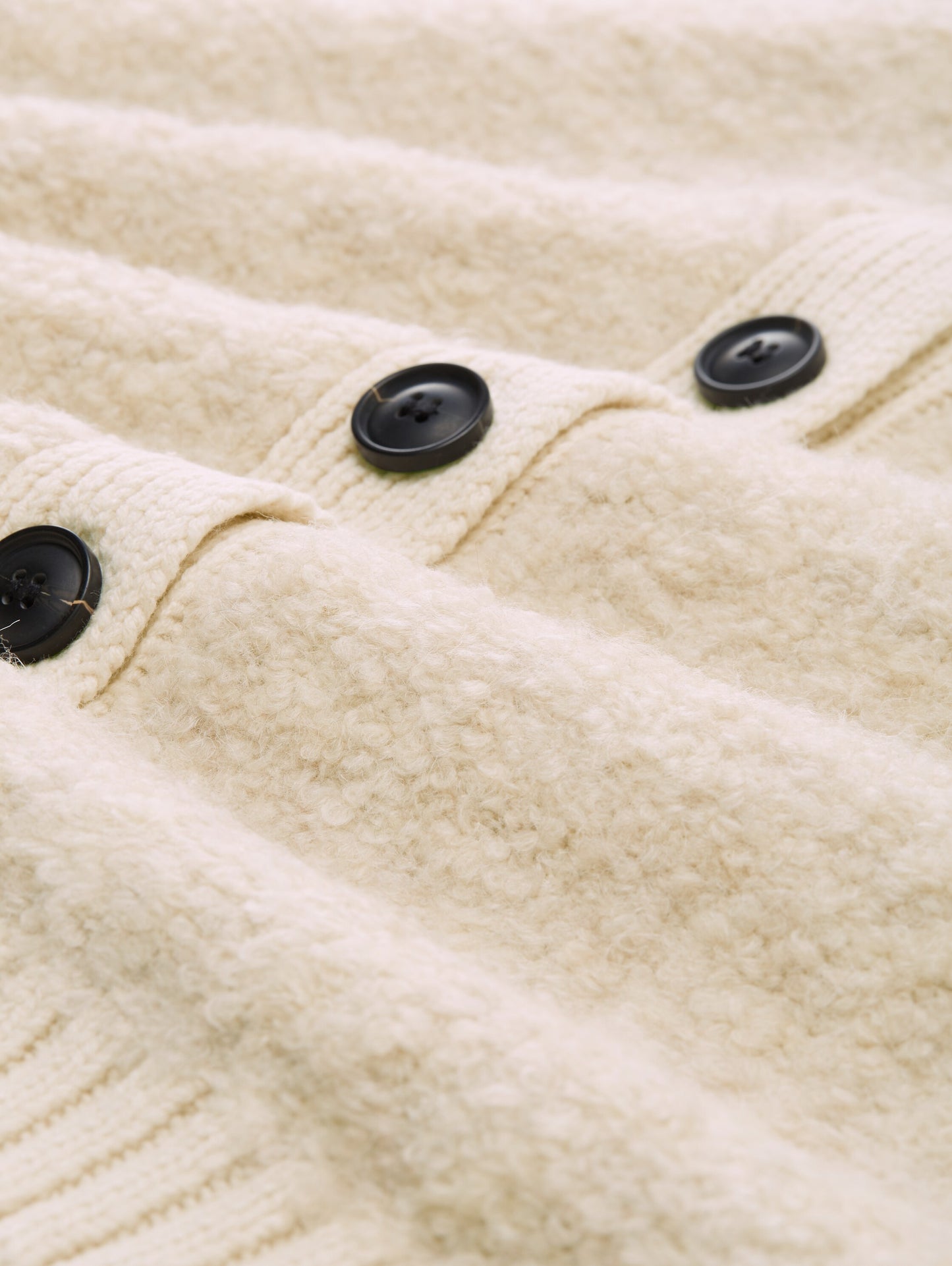 knit boucle cardigan - 1044068