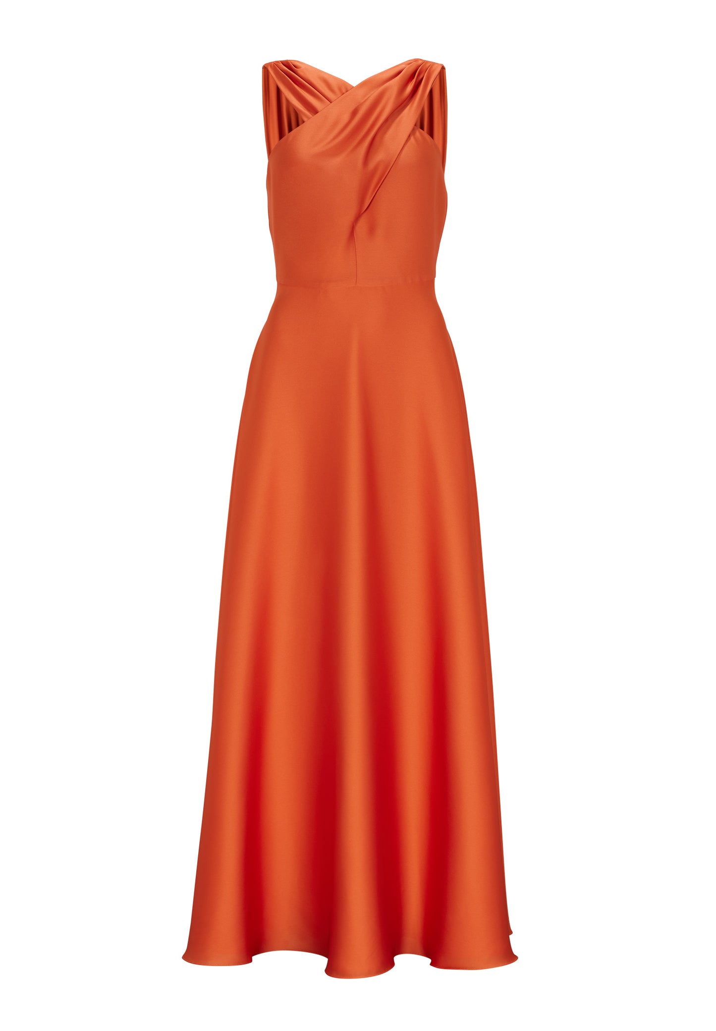 Abendkleid aus nachhaltigem Satinch - 5AF01200