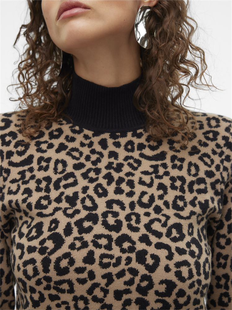 VMARIA ART LS HIGH-NECK PULLOVER GA - 10314509
