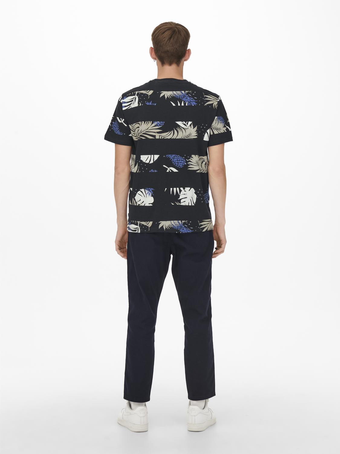 ONSMELODI REG SS AOP TEE - 22022191