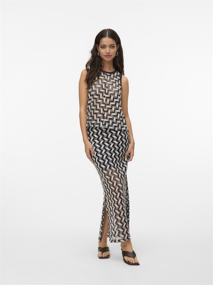 VMTIKKA SL CROCHET TOP JRS GA - 10327092
