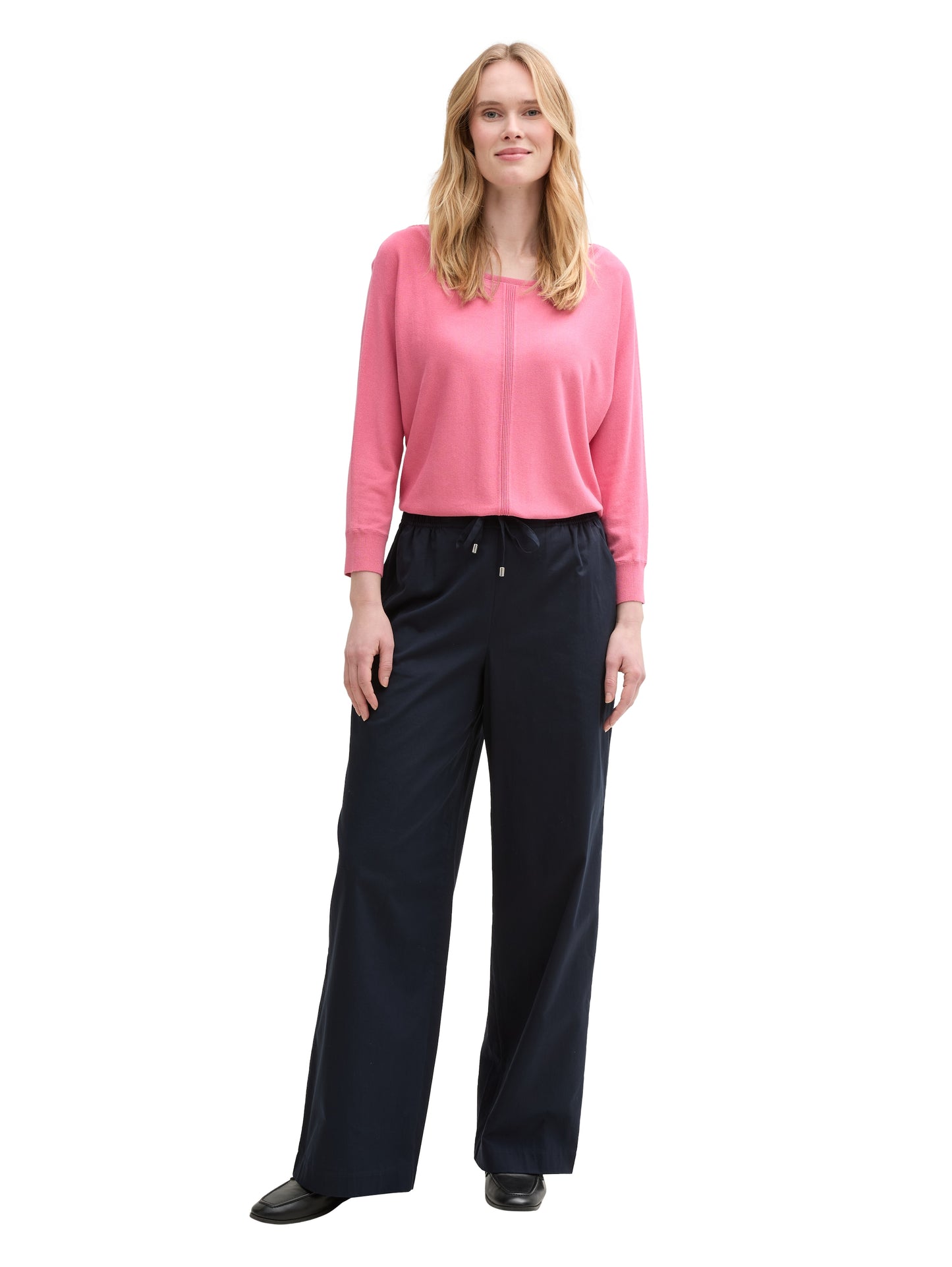 knit pullover with boatneck - 1045463