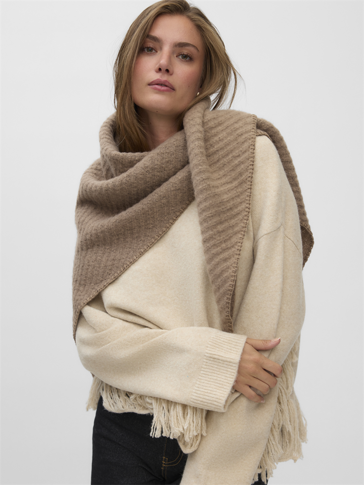 VMMACHA RIB TRIANGLE SCARF BOO - 10348756