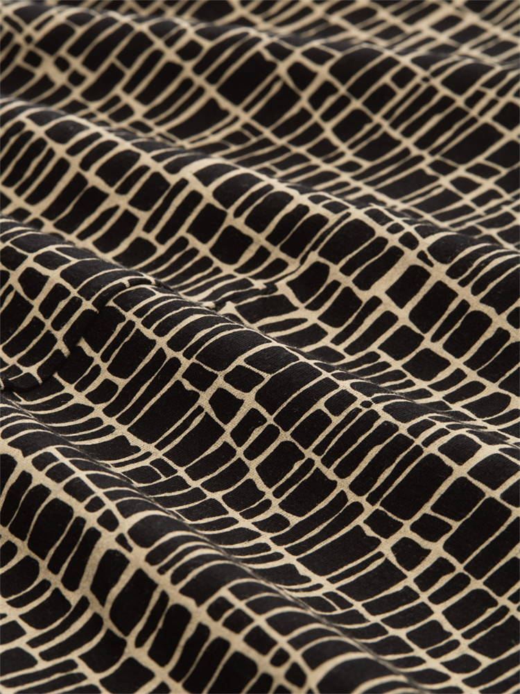 T-shirt henley alloverprinted - 1046458