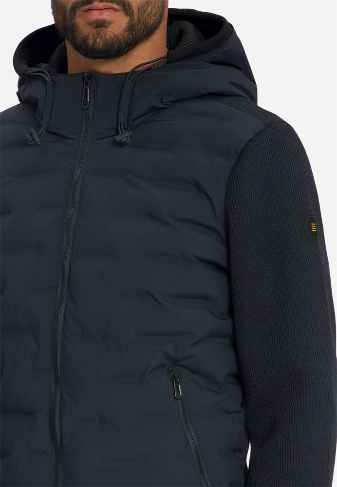 Jacket Short Fit Sealed Hooded Knit - 33630819SN