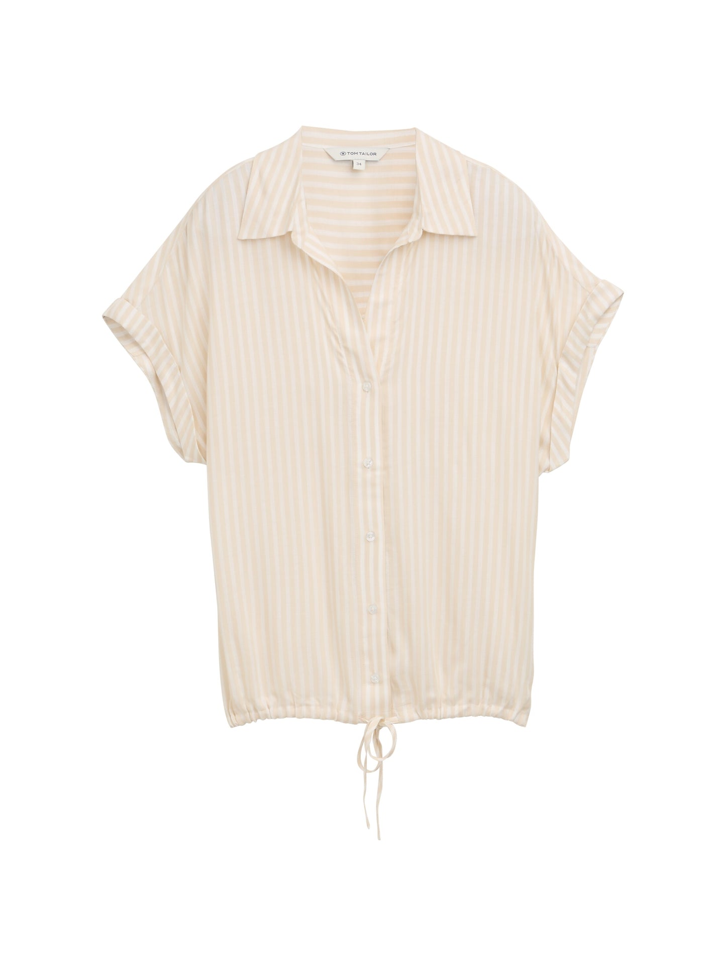 blouse striped shortsleeve - 1045239