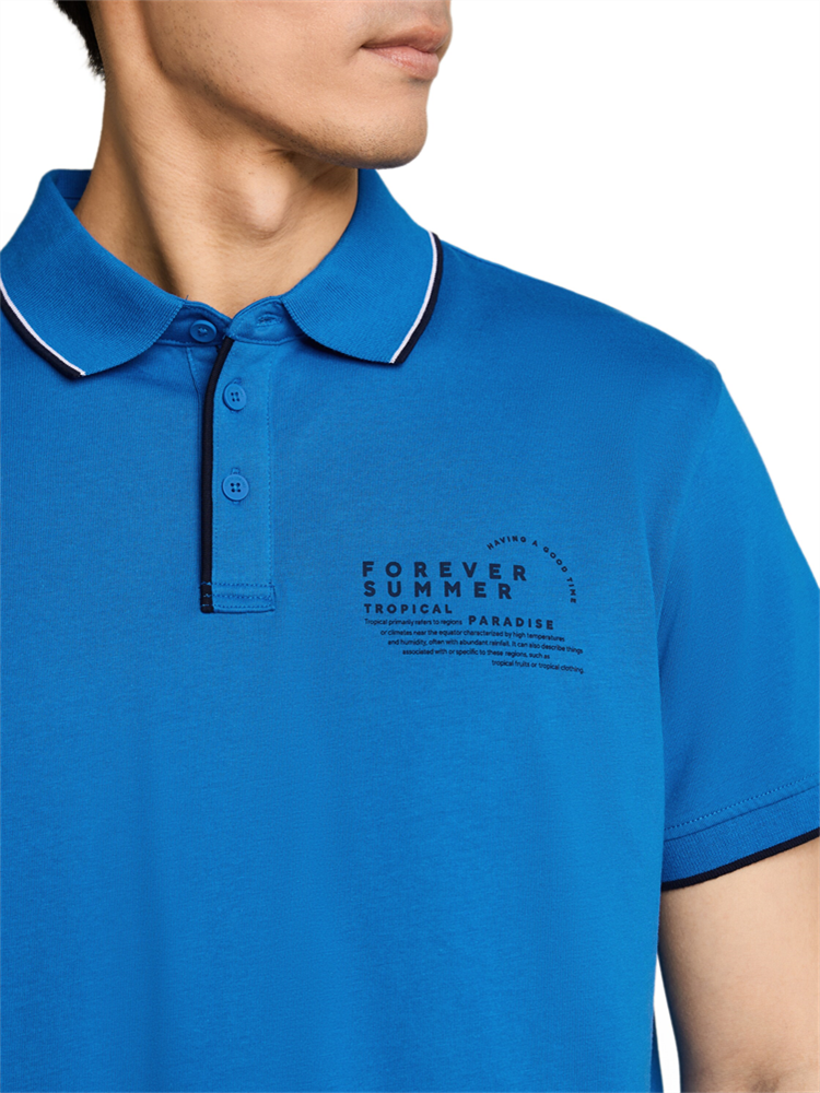 printed polo - 1053338