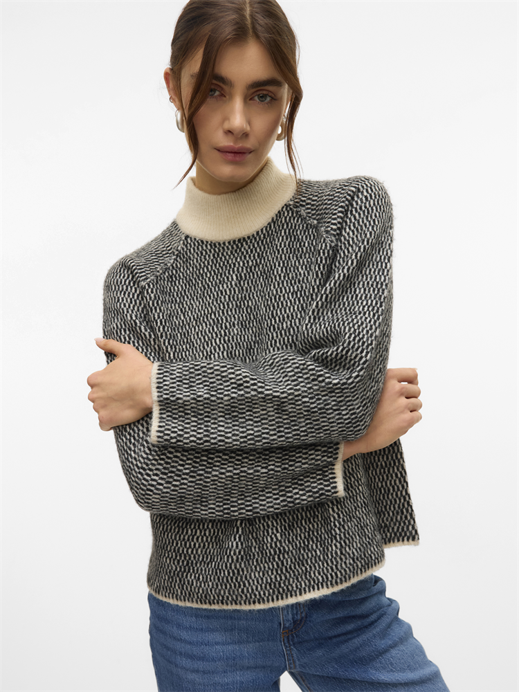 VMFELIZE LS HIGH NECK PULLOVER BOO - 10331573
