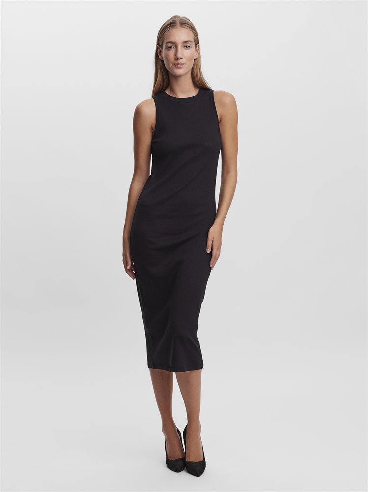 VMLAVENDER SL O-NECK CALF DRESS VMA - 10230437