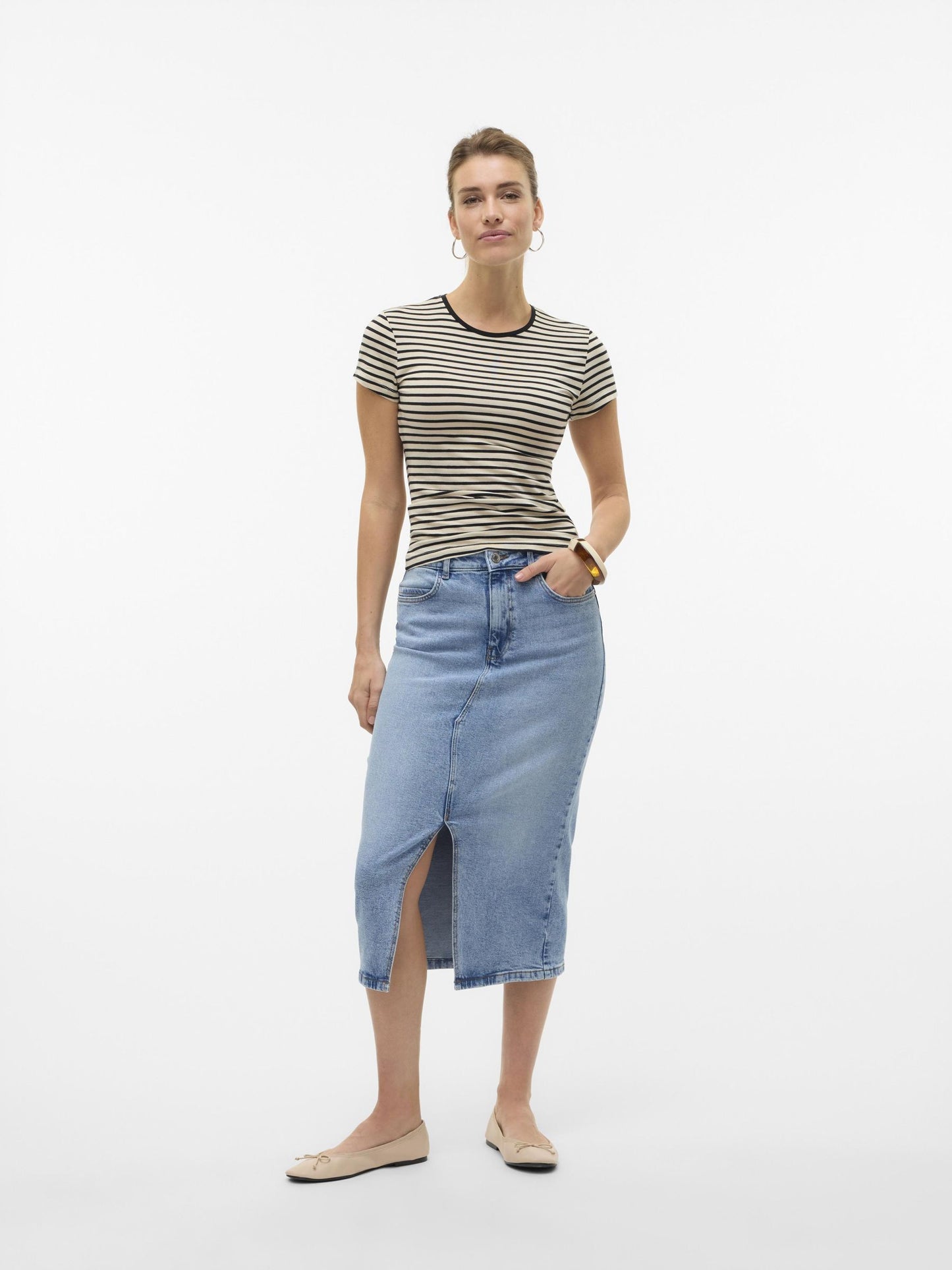 AWINES FIONA SS O-NECK TOP NOOS - 10300882