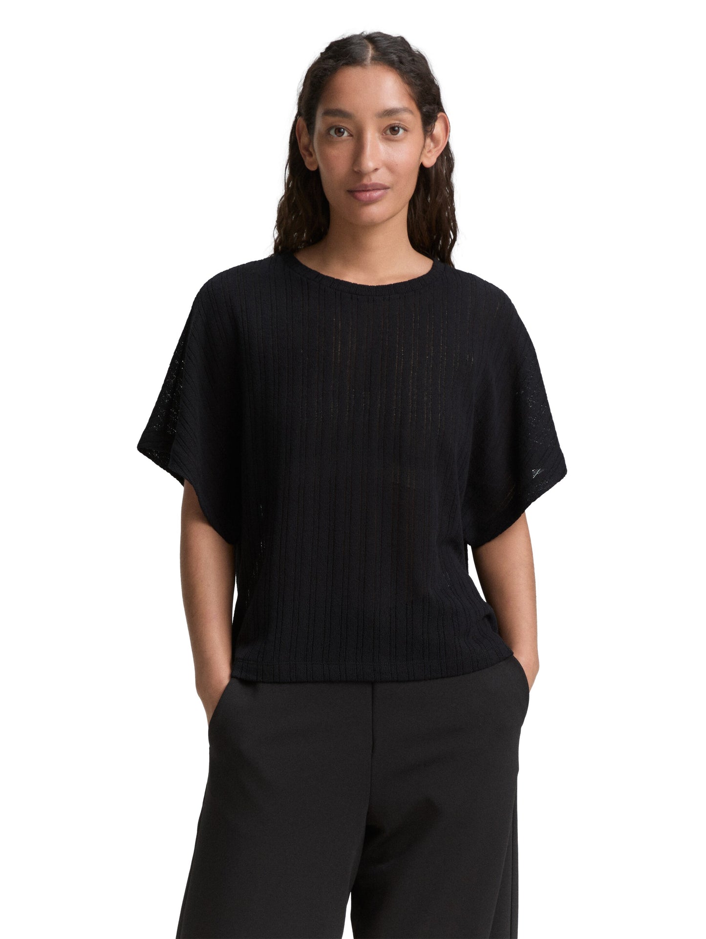 T-shirt knitted batwing - 1046436