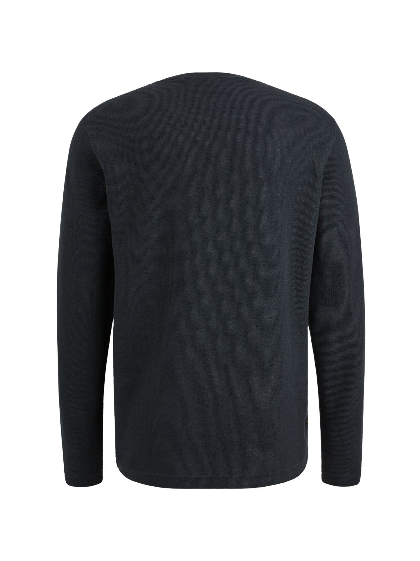 Long sleeve r-neck structured piqu - PTS2508562