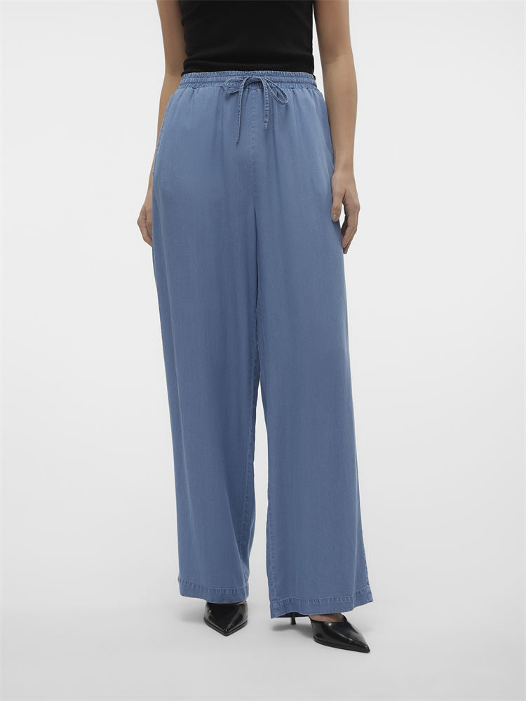 VMBREE HW LONG LOOSE TENCEL PANTS G - 10304898