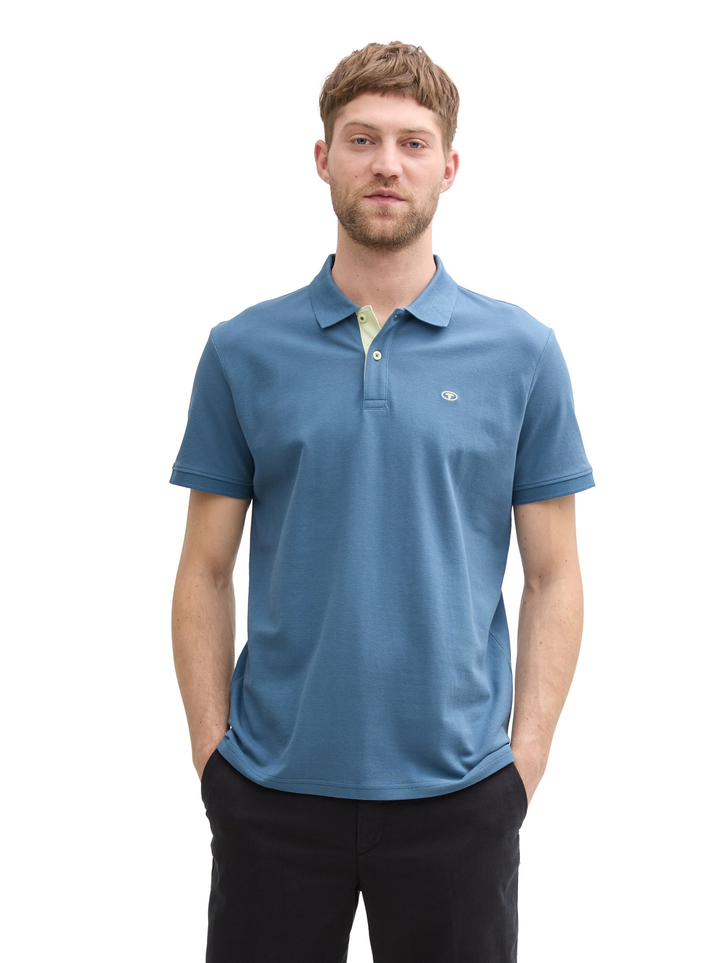 basic polo with contrast - 1031006