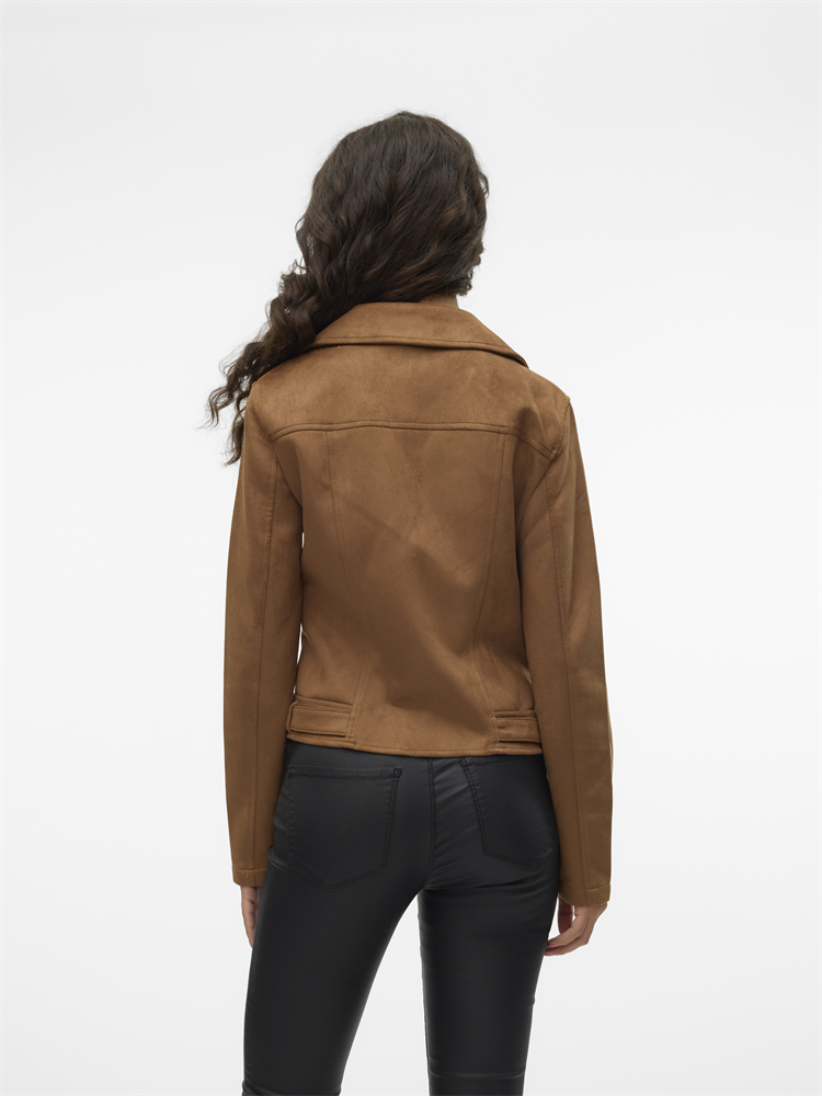 VMJOSE SHORT FAUX SUEDE JACKET GA N - 10300938