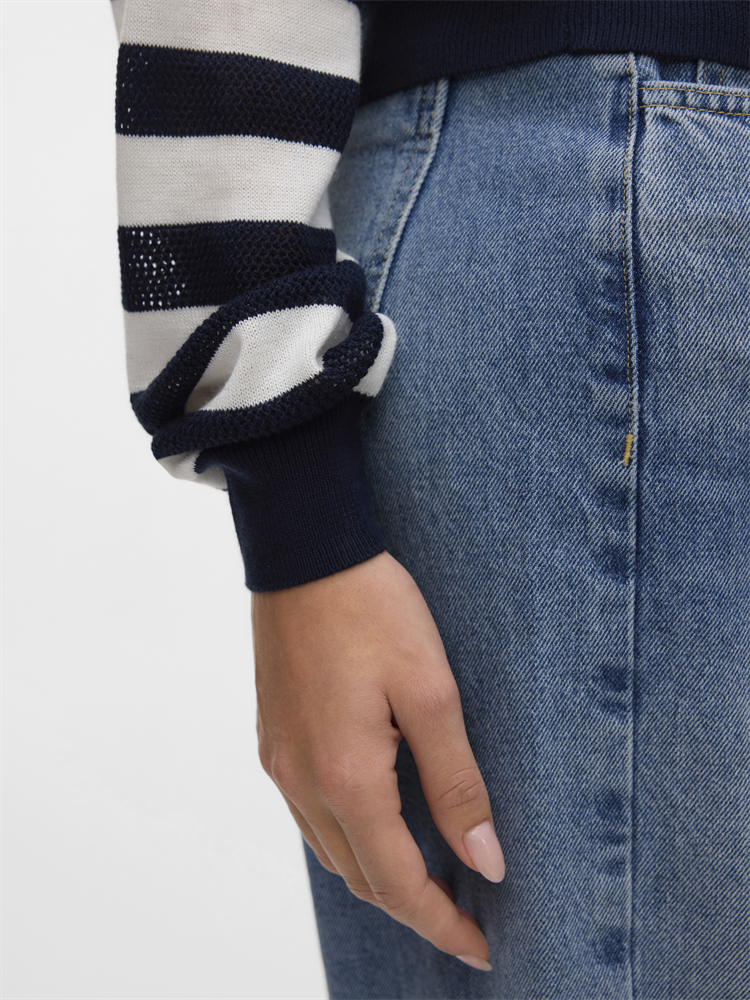 VMNEWLEXSUN MIX LS O-NECK PULLOVER - 10324936