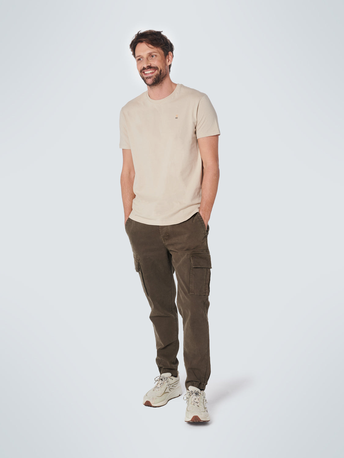 T-Shirt Crewneck Solid Basic Respon - 18341101